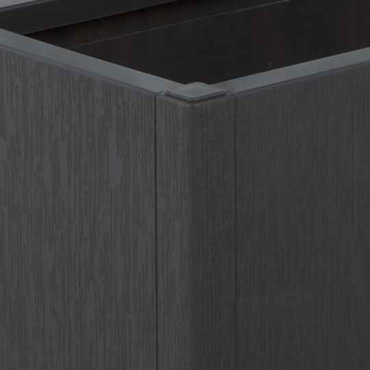 vidaXL Ζαρντινιέρα Πλαστική Γκρι 80x36x140εκ.