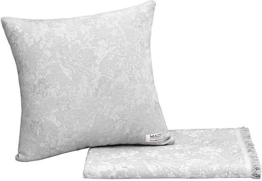 Madi Four-Seater Sofa Throw Fern 170x340cm Grey