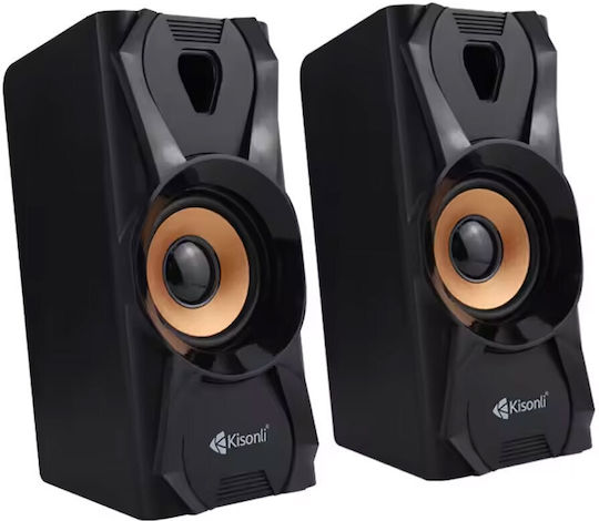 Kisonli U-9003 2.0 Speakers 3W Black