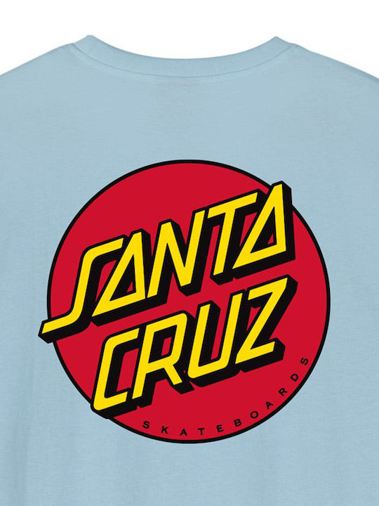 Santa Cruz T-shirt Bărbătesc cu Mânecă Scurtă Blue