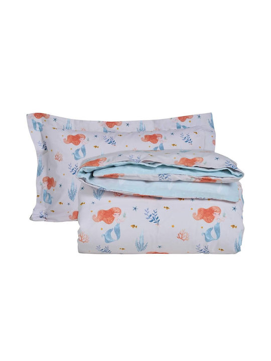 Das Home Set Kids Duvet Cover Single with Pillowcase Pink-lilac-mint 160x240cm
