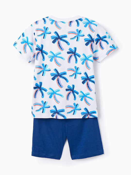 Zippy Kids Set with Shorts Summer 2pcs White