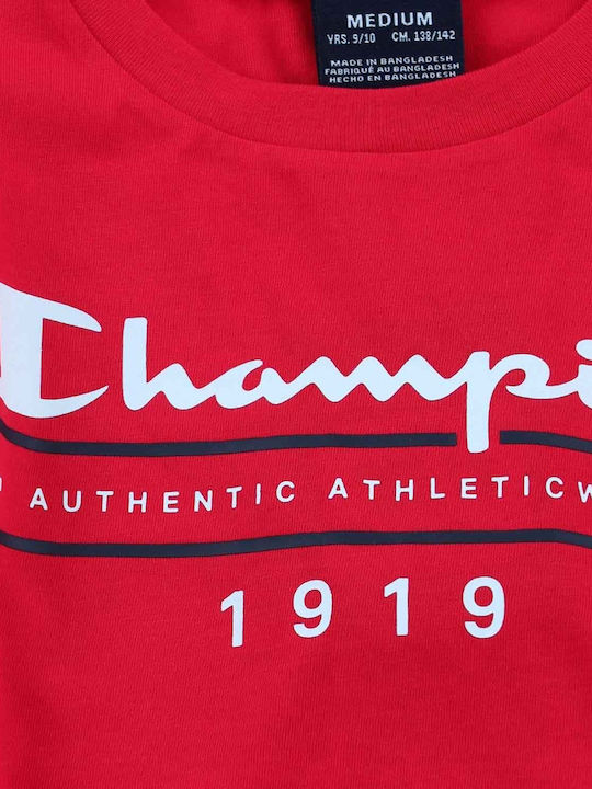 Champion Kids Blouse Sleeveless Red Crewneck