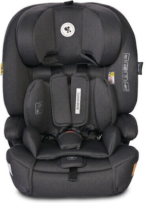 Lorelli Benevento Бебешко Столче за Кола i-Размер с Isofix Black Jasper