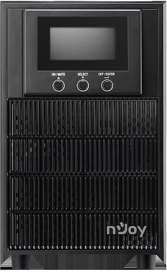 NJOY Aten PRO 2000 UPS On-Line 2000VA 1800W με 3 Schuko Πρίζες