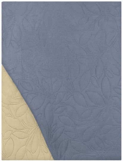 Tagesdecken Einzeln Blau/Beige 160x220cm