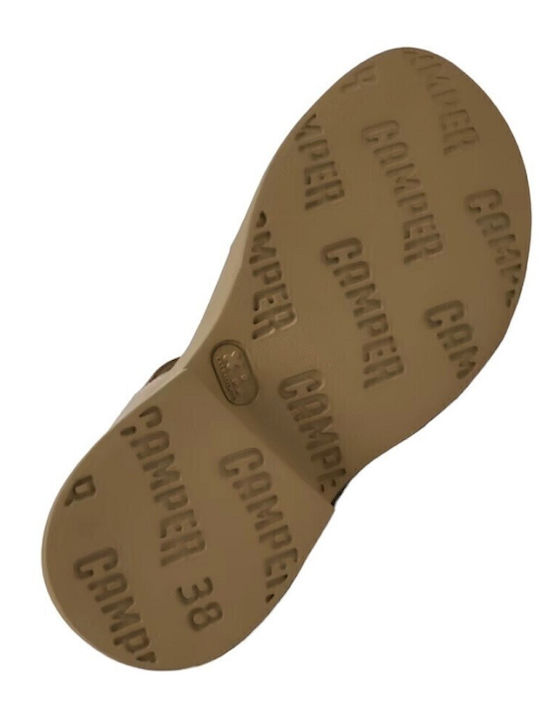 Tasha Leather Women's Flat Sandals Anatomic Flatforms Tasha Brown