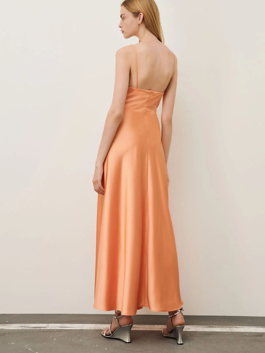 Marella Evening Dress Satin Pink