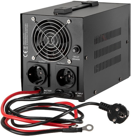 Rebel Mini UPS 800VA 500W με 2 IEC Πρίζες