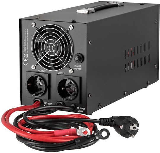 Rebel UPS Line-Interactive 1000VA 700W με 2 Schuko Πρίζες