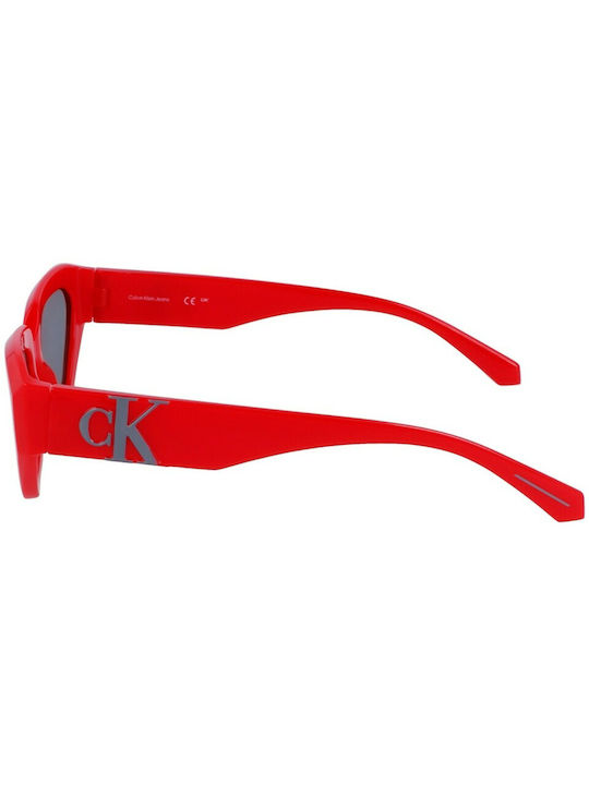 Calvin Klein Γυαλιά Ηλίου με Κοκκάλινο Σκελετό Calvin Klein Γυαλιά Ηλίου με Κοκκάλινο Σκελετό