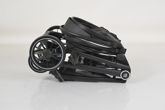 Moni Rio Verstellbar 2 in 1 Baby Kinderwagen Geeignet für Neugeborene Black