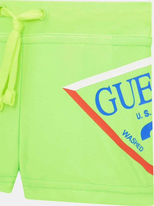 Guess Trunk Kids Swimwear Swim Shorts Green