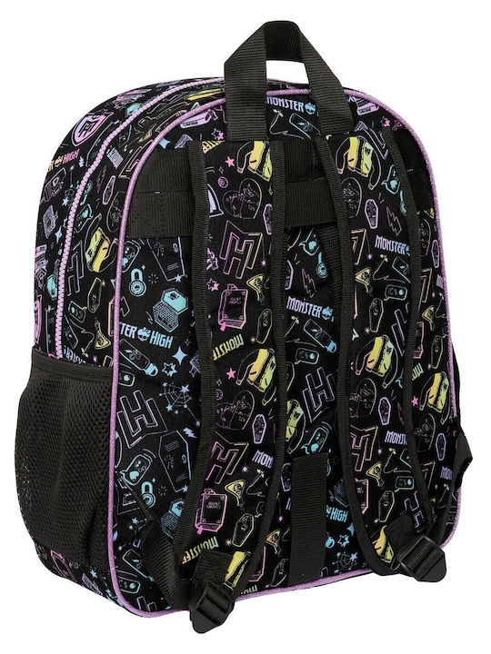 Safta Schulranzen Rucksack Grundschule Schwarz mit Flaschenhalter