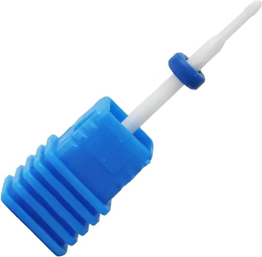 Freze pentru unghii cu roată ceramică cu cap sferic Albastru