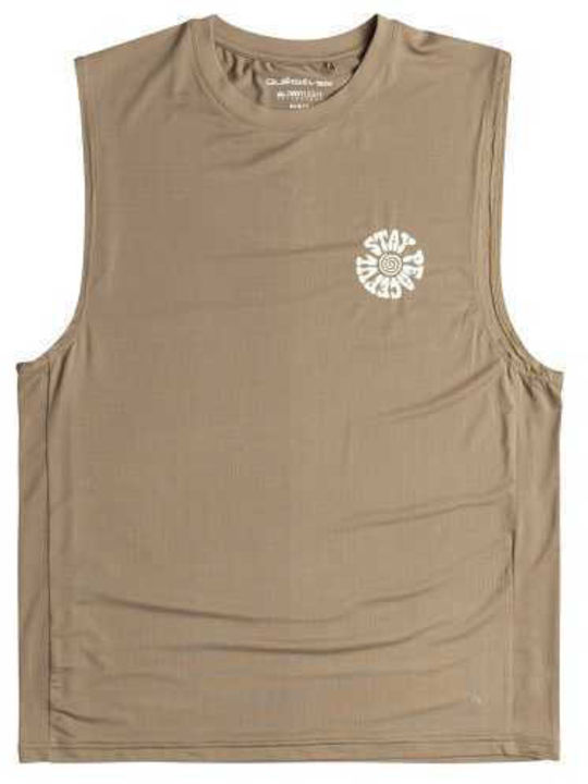 Quiksilver Time Men's Sleeveless Blouse Timber Wolf