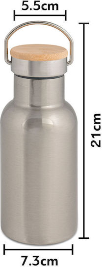 Koupakoupa Stitch Pizza Stainless Steel Thermos Bottle 350ml Silver