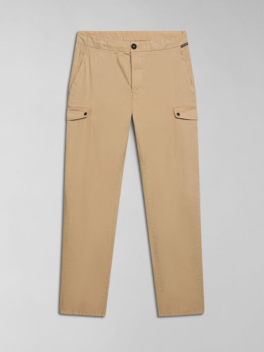 Herrenhose Elastische Loose Passform Beige