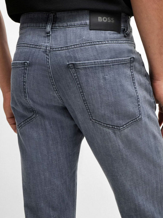 Delaware3-1 Men's Jeans Pants Elastic with Slim Fit Grey
