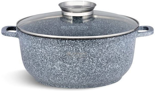Edenberg Set De Oale Din Aluminiu Gri Cu Acoperire Interioară Antiaderent 6 Piese