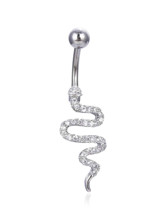 Bauchnabelpiercing CZ Chirurgenstahl 316L