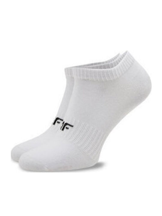 4F Kids' Ankle Socks White