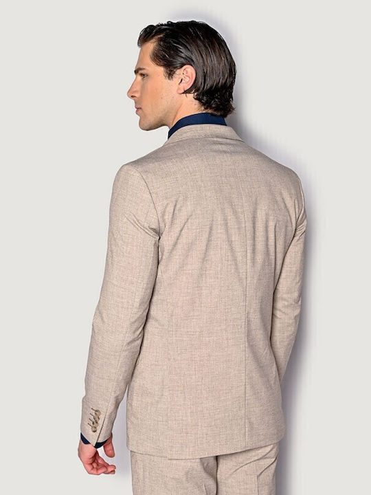 Men's Summer Suit Beige