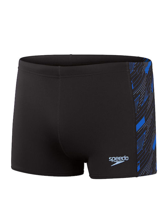 Hyperboom Panel Aquashort Men's Swimwear Shorts Black-blue