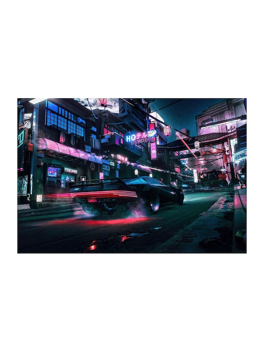 Poster Night Chase In Little China Cyberpunk 2077 61x90cm Poster633