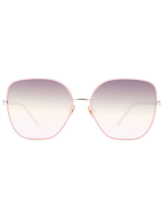 Scotch & Soda Femei Ochelari de soare cu Rose Gold Din metal Rame și Roz Ochelari de soare Lentilă SS5020-401