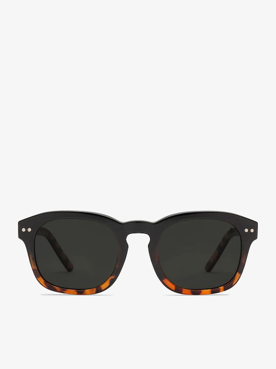 Volcom Earth Tripper Unisex Sunglasses with Brown Tartaruga Plastic Frame and Black Lens VE0700902-DR