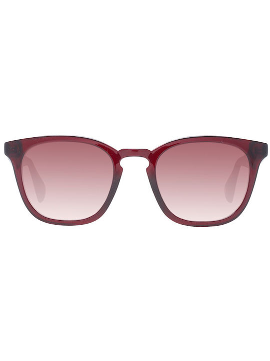 Ted Baker Feminini Ochelari de soare cu Burgundy Cadru și Burgundy Degrade Lentilă
