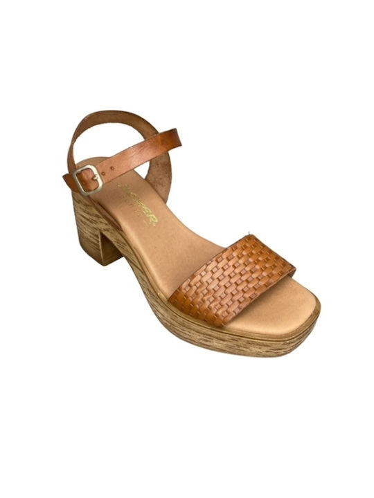 Boxer Anatomic Women's Sandals Tabac Brown