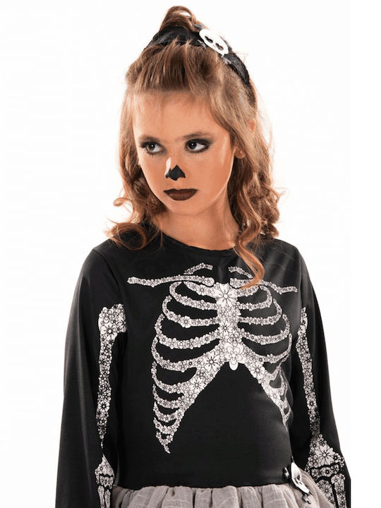 Carnival Kids Costume Skeleton Girl Skeleton Girl