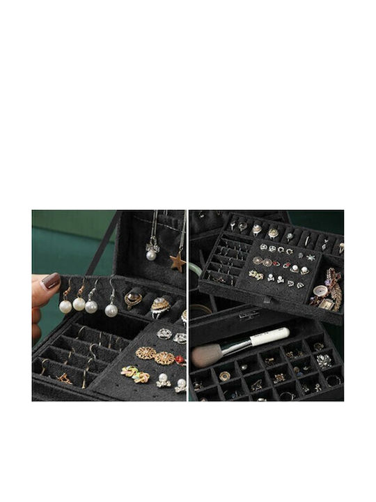 Кутия За Бижута С Черно Чекмедже 11.5x24.5x17.5см