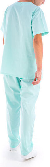 Hose & Bluse Set Türkis