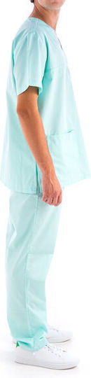 Hose & Bluse Set Türkis