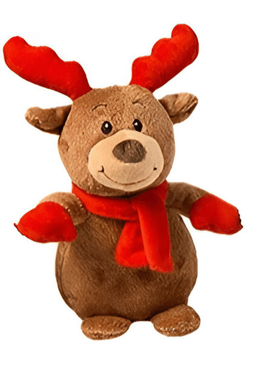 Fun World Weihnachtliche Plüsch Figur mit Musik