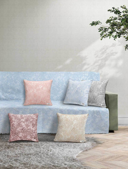 Madi Μαξιλαροθήκη Fern Cyan 45x45εκ. Madi Μαξιλαροθήκη Fern Cyan 45x45εκ.