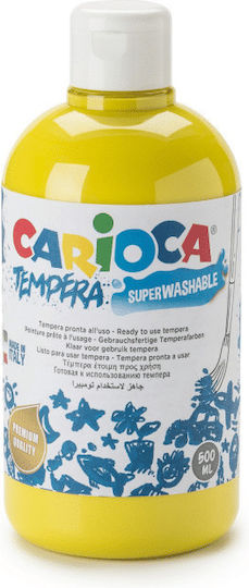 Carioca Superwashable Tempera Paints White in Bottle 1000ml 1pcs