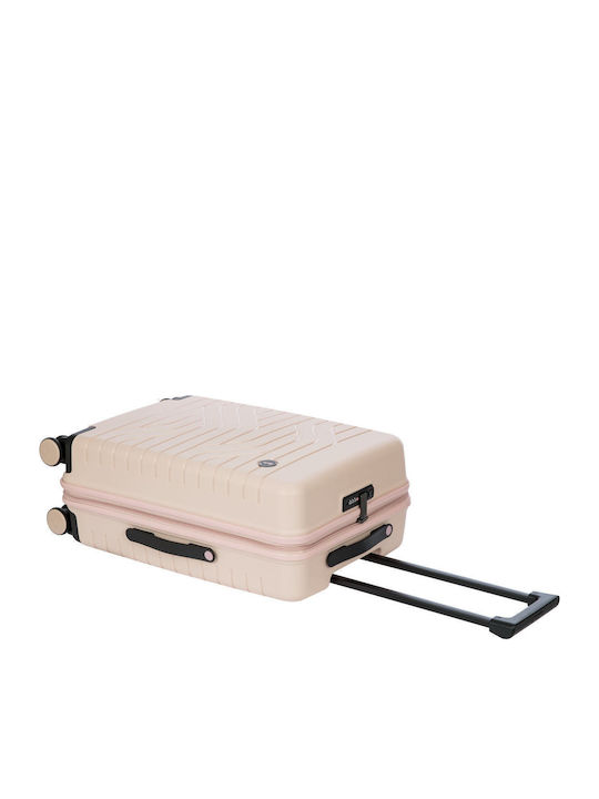 Bric's Milano Mittlerer Hartreisekoffer Pearl Rosa mit 4 Rädern Höhe 65cm