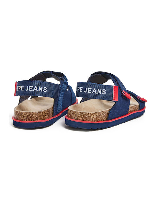 Pepe Jeans Παιδικά Πέδιλα Berlin Saturday Navy Μπλε