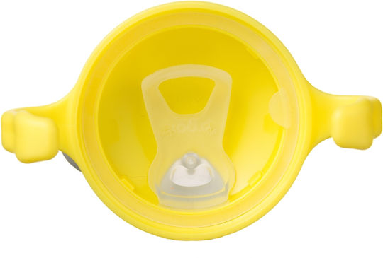 B.Box Educational Sippy Cup Plastic with Handles Yellow for 4m+m+ 240ml