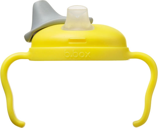 B.Box Educational Sippy Cup Plastic with Handles Yellow for 4m+m+ 240ml
