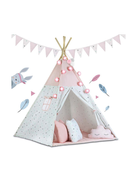 Nukido Kids Indian Teepee Play Tent White
