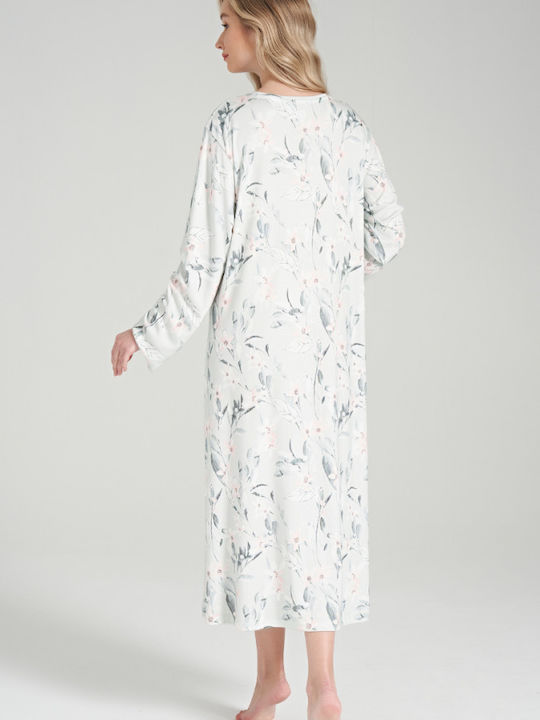 Pijadore Summer Women's Nightdress Bay Leaf Mint