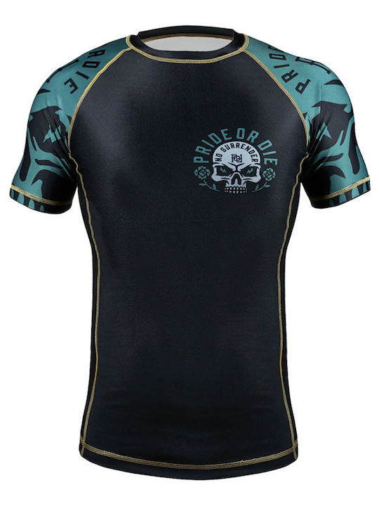 PrideOrDie Short Sleeve Shirt for Jiu-Jitsu Black