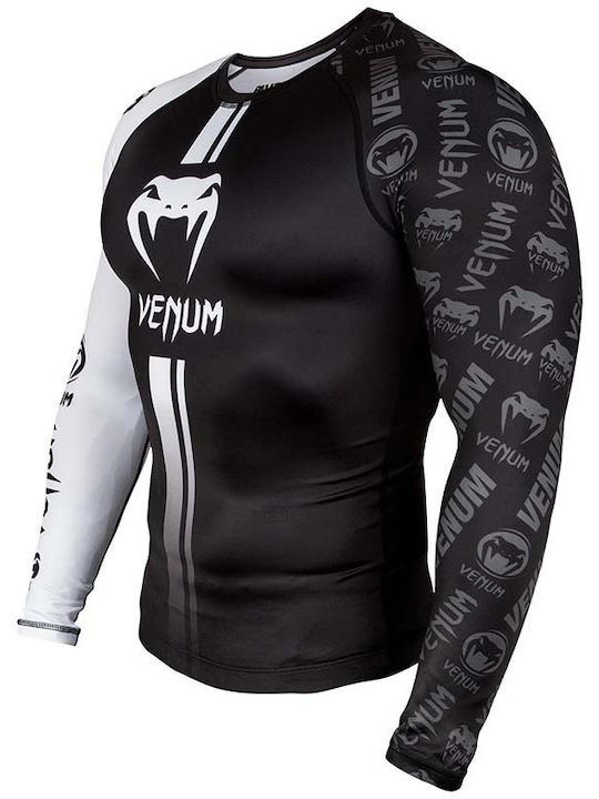 Venum Bărbați Tricou VENUM-03451 pentru Jiu-Jitsu Neagră