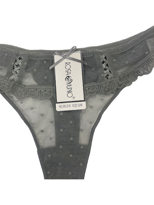 Thong pentru femei 85-218 Gri
