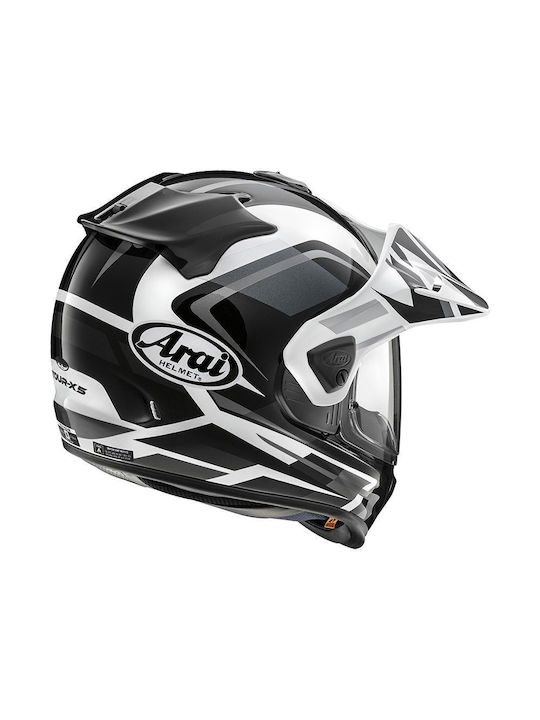 Arai Ar Tour X5 Discovery White Cască de motocicletă On-Off ECE 22.06 1736gr cu Pinlock